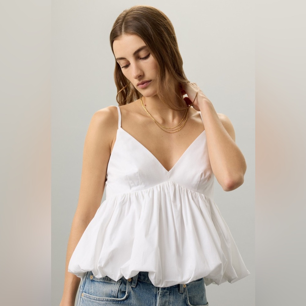 CeCe Bubble Hem Tank Top